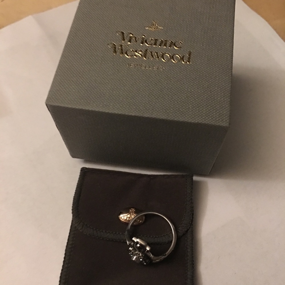 Vivienne Westwood Jolene Orb Ring Sz L - Picture 3 of 3